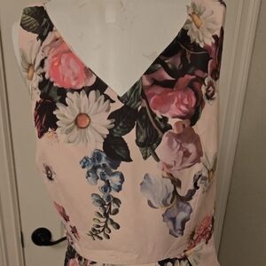 Ted Baker Floral V-Neck Dress